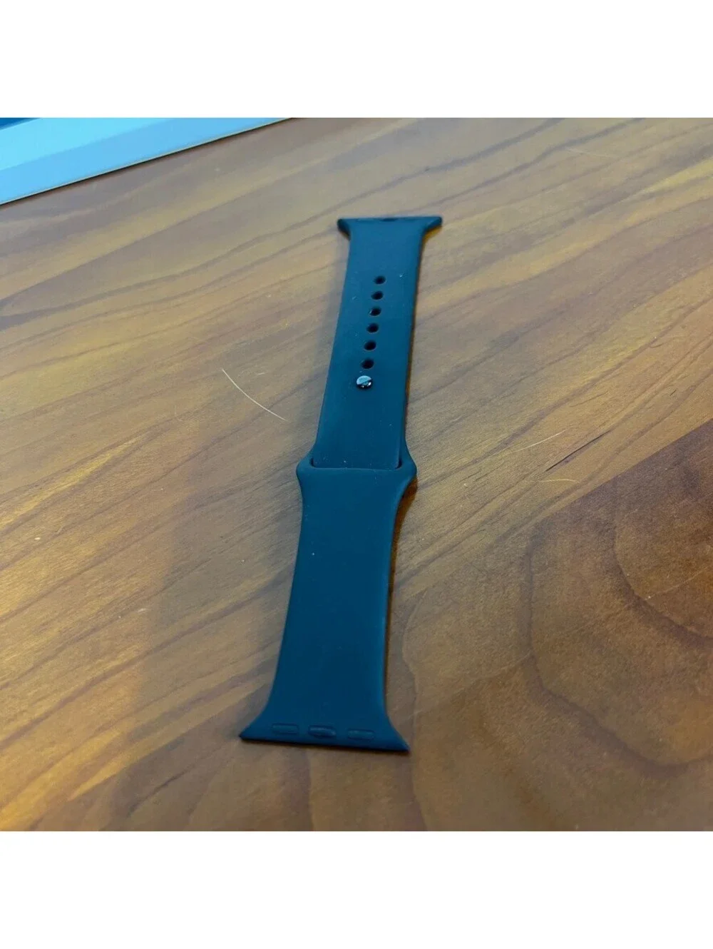 Apple Watch Bands Lot of 2 41mm Abyss Blue Solo Loop Size 7 Black S/M Genuine